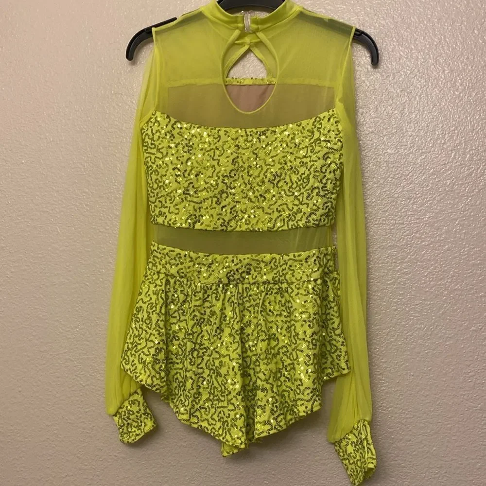 WEISSMAN Dance Costume Poet neon All I Am 11714 jazz contemporary lyrical LC
